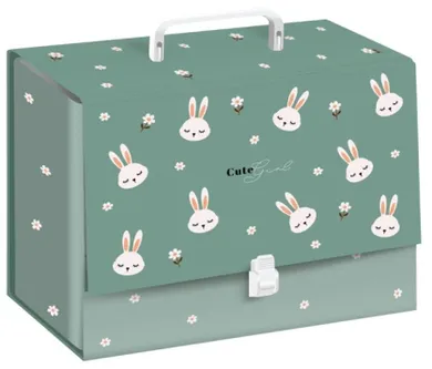 Interdruk, teczka z rączką C4, cute girl, 10 cm