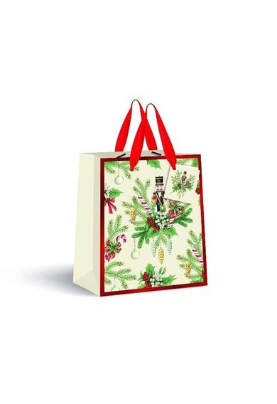 Interdruk, torebka prezentowa, cream, 33-46-13 cm