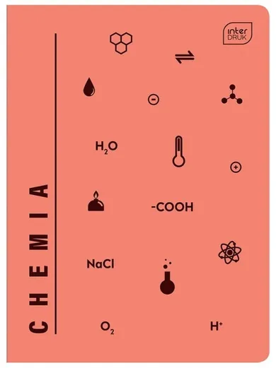 Interdruk, zeszyt A5, 60 kartek, kratka, Chemia, 1 szt.