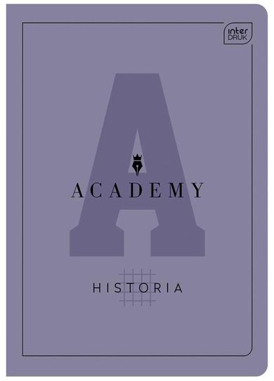 Interdruk, zeszyt A5, 60 kartek, kratka, Historia, 1 szt.