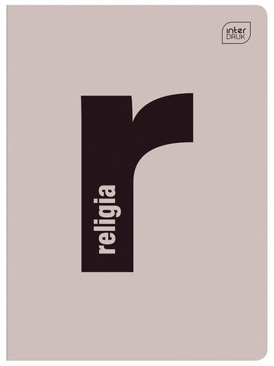 Interdruk, zeszyt A5, 60 kartek, kratka, Religia, 1 szt.