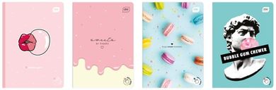 Interdruk, zeszyt A5, 60 kartek, kratka, zapach guma balonowa, 1 szt.