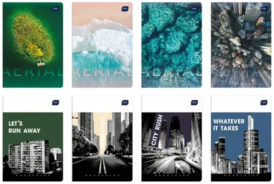 Interdruk, zeszyt A5, 96 kartek, kratka, UV, 1 szt.