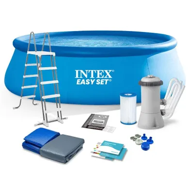 Intex, basen ogrodowy rozporowy, zestaw 12w1, 457-122 cm