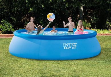 Intex, basen rozporowy z pompą filtrującą i akcesoriami, okrągły, 107-457 cm