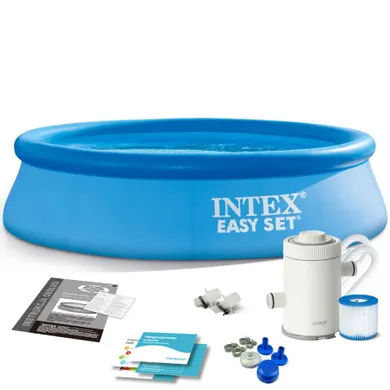 Intex, basen rozporowy z pompą filtrującą i akcesoriami, okrągły, 244-61 cm