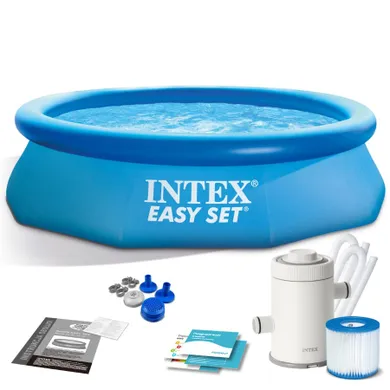 Intex, basen rozporowy z pompą filtrującą i akcesoriami, okrągły, 305-76 cm