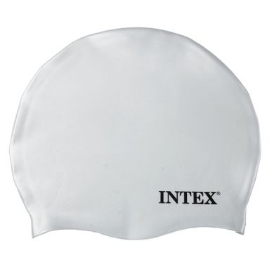 Intex, czepek kąpielowy do pływania, biały