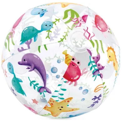 Intex, dmuchana piłka plażowa, podwodny świat, 51 cm