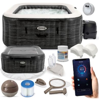 Intex, dmuchane jacuzzi z hydromasażem, SPA 4 osobowe