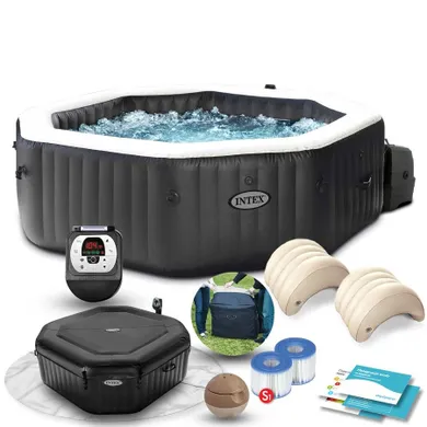 Intex, dmuchane SPA jacuzzi z hydromasażem, 4 os., 201-71 cm