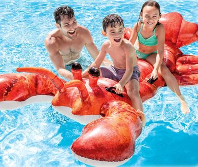 Intex, Homar, dmuchany materac plażowy, 213-137 cm