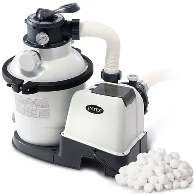 INTEX, pompa filtrująca, piaskowa + kulki filtracyjne, 5700 l/h, 26644