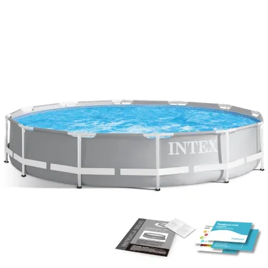 Intex, Prism Frame, basen stelażowy, ∅ 3,66 m