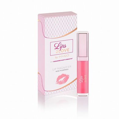 INVEO, Lips 2 Love, naturalny balsam powiększający usta, Rose Plumpness, 6.5 ml