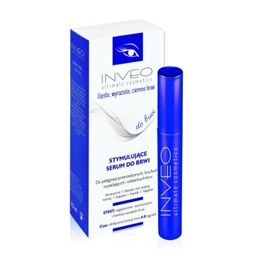 Inveo, stymulujące serum do brwi odbudowująco-odżywcze, 3.5 ml