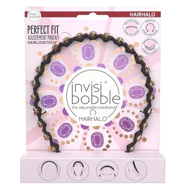 Invisibobble, Hairhalo British Royal, regulowana opaska do włosów Put Your Crown On