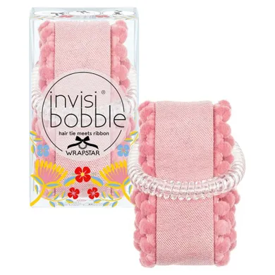 Invisibobble, Wrapstar Flores & Bloom, gumka do włosów ze wstążką, Ami&Co