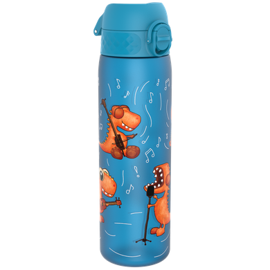 ION8, Dinoband, bidon z ustnikiem, niebieski, 500 ml