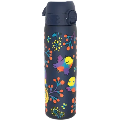 ION8, Egzotyczne ptaki, bidon z ustnikiem, niebieski, 500 ml