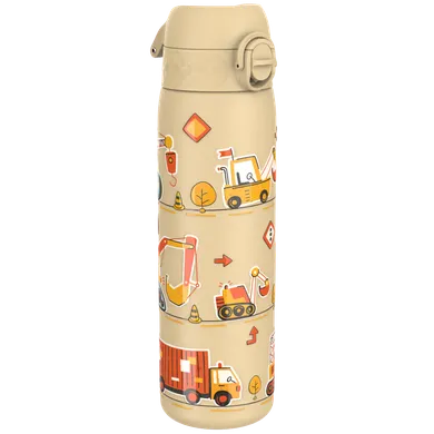 ION8, Maszyny, bidon stalowy z ustnikiem, beżowy, 600 ml