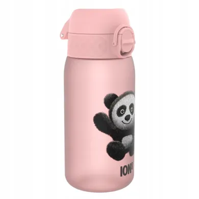 ION8, Panda, bidon z ustnikiem, różowy, 350 ml