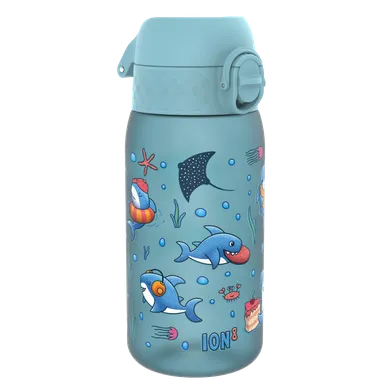 ION8, Rekiny, bidon z ustnikiem, niebieski, 350 ml