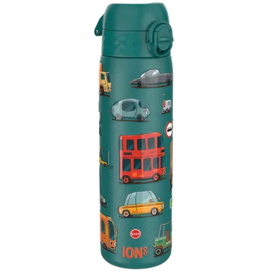 ION8, Samochody, bidon stalowy z ustnikiem, morski, 600 ml