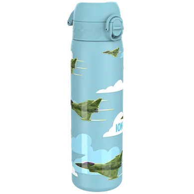 ION8, Samoloty, bidon stalowy z ustnikiem, niebieski, 600 ml