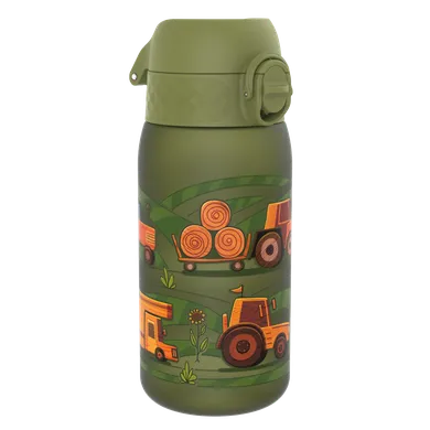 ION8, Traktor i maszyny na wsi, bidon z ustnikiem, zielony, 350 ml