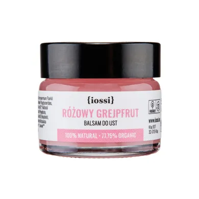 Iossi, balsam do ust, Różowy Grejpfrut, 15 ml