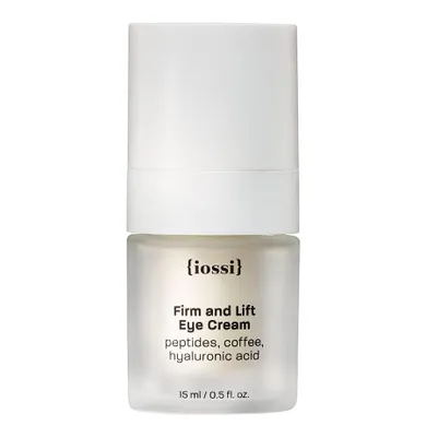 Iossi, Firm and Lift Eye Cream, odżywczy krem pod oczy z peptydami i kwasem hialuronowym, 15 ml