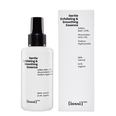 Iossi, Gentle Exfoliating & Smoothing Essence, delikatnie złuszczająca i intensywnie wygładzająca esencja do twarzy, 100 ml