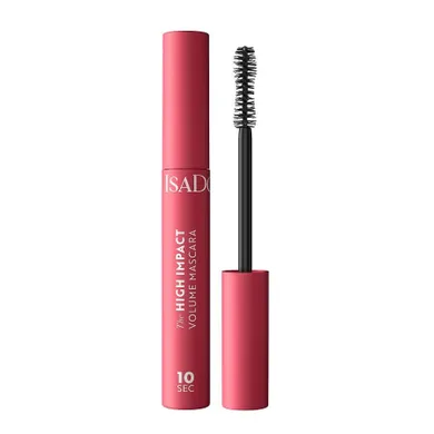 IsaDora, 10 Sec High Impact Volume Mascara, zwiększający objętość tusz do rzęs, 01 Black, 9 ml