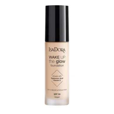 Isadora, Wake Up The Glow Foundation, rozświetlający podkład do twarzy, SPF50, 1N Neutral Fair, 30 ml