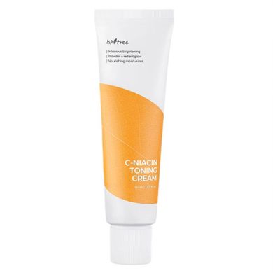 Isntree, C-Niacin Toning Cream, rozjaśniający krem do twarzy z ekstraktem z rokitnika, 50 ml
