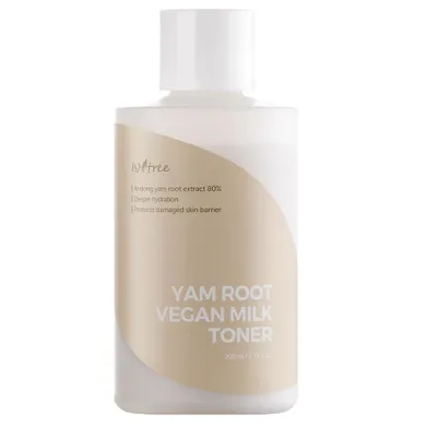 Isntree, Yam Root Vegan Milk Toner, nawilżający tonik do twarzy, 200 ml