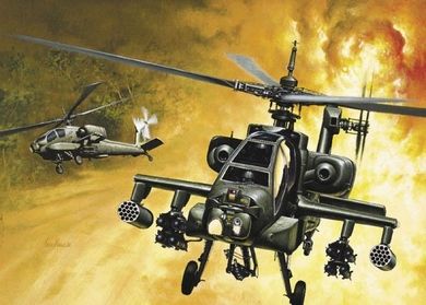 Italeri, AH-64A Apache, model do sklejania