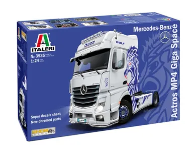 Italeri, Mercedes Benz Actros MP4 Show Truck, model pojazdu, 1:24