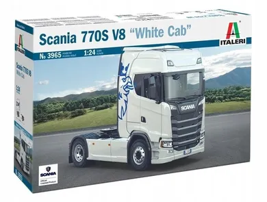 Italeri, Scania 770S V8 White Cab, model do sklejania, 1:24