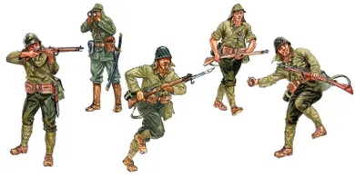 Italeri, WWII Japanese Infantry, figurki