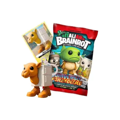 Italian Brainrot, Alfa, saszetka z kartą kolekcjonerską i breloczkiem