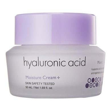 It's Skin, Hyaluronic Acid Moisture Cream+, nawilżający krem do twarzy z kwasem hialuronowym, 50 ml