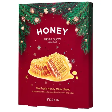 It's Skin, The Fresh Honey Mask Sheet, zestaw maseczek w płachcie z wyciągiem z miodu, 5-20 g