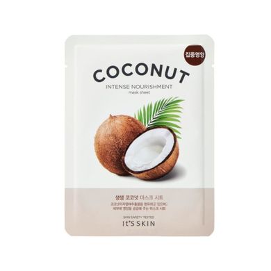 It's Skin, The Fresh Mask Sheet Coconut, nawilżająca maska w płachcie, Kokos, 20 ml