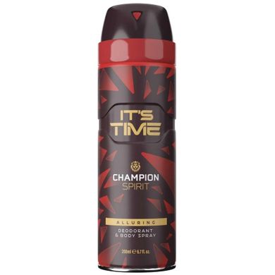 It's Time, dezodorant do ciała w sprayu, Champion Spirit, 200 ml