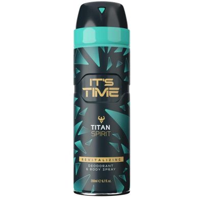 It's Time, dezodorant do ciała w sprayu, Titan Spirit, 200 ml