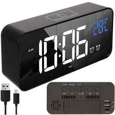 Izoxis, budzik, zegar LED