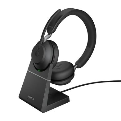 Jabra, Evolve2 65, UC Stereo, bezprzewodowe słuchawki nauszne z mikrofonem