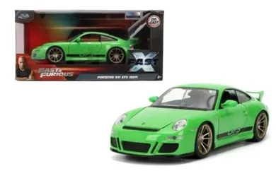 Jada, Fast & Furious, Porsche 911 GT3, metalowy model pojazdu, 1:24